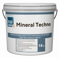 Mineral Techno U акриловая краска база А, 18 л