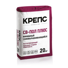 Финишный быстротвердеющий самовыравнивающийся ровнитель КРЕПС СВ-пол плюс