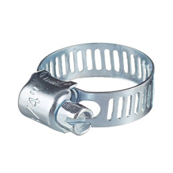 Хомут червячный обжимной 3/4 12-20 мм оцинкованная сталь (2 шт.)