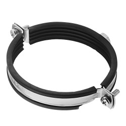 Хомут сантехнический 4" 110-115 мм оцинкованная сталь (10 шт.) Хомут сантехнический 4" 110-115 мм оцинкованная сталь (10 шт.)