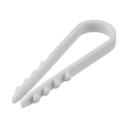 Дюбель-хомут для круглого кабеля Tech-Krep 11-18 мм белый (100 шт.)