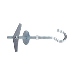 Дюбель складной пружинный L-образный крюк M5 100x16 мм (1 шт.)