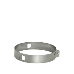 Хомут Дымок для дымоходов d120 мм под растяжки AISI 439 Хомут Дымок для дымоходов d120 мм под растяжки AISI 439