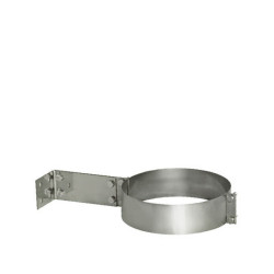 Хомут Дымок для дымоходов d115 мм с креплением к стене AISI 439 Хомут Дымок для дымоходов d115 мм с креплением к стене AISI 439