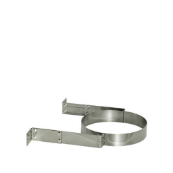 Хомут Дымок с креплением к стене для дымоходов d150х230 мм AISI 439