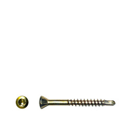 Саморезы для массивной доски 30x3,2 мм желтые (500 шт.)