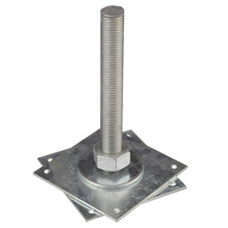 Анкер регулировочный оцинкованный М30 h200 150х150х4 мм
