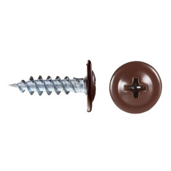 Саморезы клопы 16x4,2 мм Daxmer (20 шт.) коричневый RAL 8017 Саморезы клопы 16x4,2 мм Daxmer (20 шт.) коричневый RAL 8017