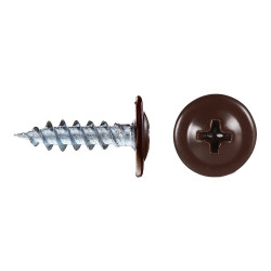 Саморезы клопы 16x4,2 мм Daxmer (200 шт.) коричневый RAL 8017 Саморезы клопы 16x4,2 мм Daxmer (200 шт.) коричневый RAL 8017