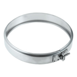 Хомут Дымок соединительный для дымоходов d115х200 мм AISI 439 Хомут Дымок соединительный для дымоходов d115х200 мм AISI 439