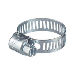 Хомут червячный обжимной 1" 13-26 мм оцинкованная сталь (2 шт.) Хомут червячный обжимной 1" 13-26 мм оцинкованная сталь (2 шт.)