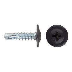 Саморезы клопы 16x4,2 мм с буром Daxmer (20 шт.) серый RAL 7024 Саморезы клопы 16x4,2 мм с буром Daxmer (20 шт.) серый RAL 7024