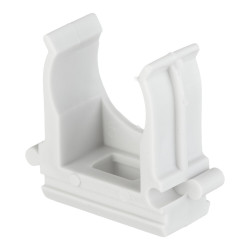 Крепеж-клипса для труб 20 мм Greenel серая (100 шт.) (GE50141) Крепеж-клипса для труб 20 мм Greenel серая (100 шт.) (GE50141)