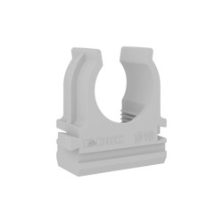 Крепеж-клипса для прямого монтажа труб 16 мм DKC серая (100 шт.) (51016M)