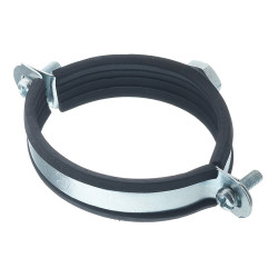 Хомут сантехнический 2 1/2" 74-80 мм оцинкованная сталь (20 шт.) Хомут сантехнический 2 1/2" 74-80 мм оцинкованная сталь (20 шт.)