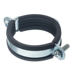 Хомут сантехнический 1 3/4" 54-58 мм оцинкованная сталь (20 шт.) Хомут сантехнический 1 3/4" 54-58 мм оцинкованная сталь (20 шт.)