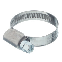 Хомут червячный обжимной 20-32 мм нержавеющая сталь (2 шт.) Хомут червячный обжимной 20-32 мм нержавеющая сталь (2 шт.)