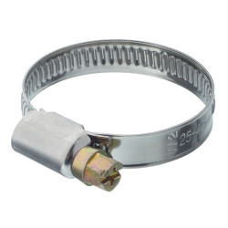 Хомут червячный обжимной 25-40 мм нержавеющая сталь (2 шт.) Хомут червячный обжимной 25-40 мм нержавеющая сталь (2 шт.)