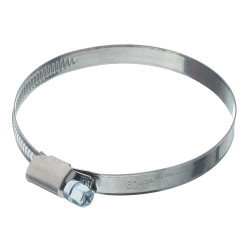 Хомут червячный обжимной 60-80 мм нержавеющая сталь (2 шт.) Хомут червячный обжимной 60-80 мм нержавеющая сталь (2 шт.)