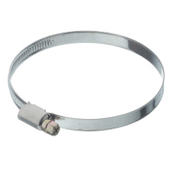 Хомут червячный обжимной 70-90 мм нержавеющая сталь (2 шт.) Хомут червячный обжимной 70-90 мм нержавеющая сталь (2 шт.)