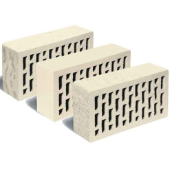 Кирпич белый лицевой керамический пустотелый ЛСР Кирпич белый лицевой керамический пустотелый ЛСР