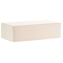 Кирпич печной полнотелый белый ЛСР М-400 гладкий, 250х120х65