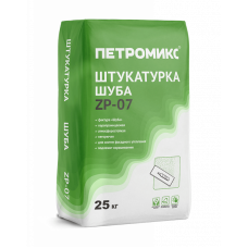 Штукатурка ПЕТРОМИКС ZP-07 белый (ШВ декор) 25кг декоративная специальная Шуба