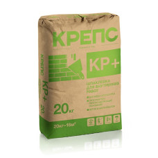 КР ПЛЮС шпаклевка финишная белая КРЕПС, полимерная 20кг