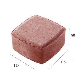 ПЛИТКА ТРОТУАРНАЯ КЛАССИКА-2 1К.8 115Х115Х80 ММ КРАСНЫЙ ПЛИТКА ТРОТУАРНАЯ КЛАССИКА-2 1К.8 115Х115Х80 ММ КРАСНЫЙ