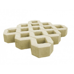 РЕШЕТКА ГАЗОННАЯ 598Х398Х80ММ, ЖЕЛТЫЙ РЕШЕТКА ГАЗОННАЯ 598Х398Х80ММ, ЖЕЛТЫЙ