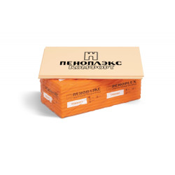 Экструдированный пенополистирол (XPS) ПЕНОПЛЭКС Фундамент 1185х585х100 мм, 4 шт