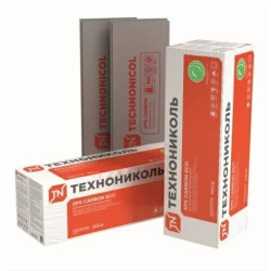 Экструзионный пенополистирол (XPS) ТЕХНОНИКОЛЬ Carbon Eco 1200х600х20 мм, 20 шт