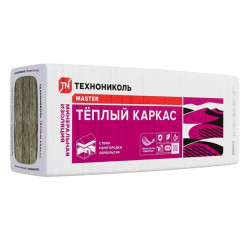 Плита минераловатная ТЕХНОНИКОЛЬ 37 PN Тёплый каркас ПРОФ, 1200x610x75 мм, 8,784 м2