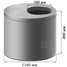 ЖБИ КОЛЬЦО С КРЫШКОЙ ПК10-9