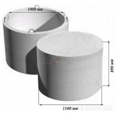 ЖБИ КОЛЬЦО С ДНОМ ДК10-9 ПАЗ-ГРЕБЕНЬ