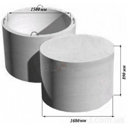 ЖБИ КОЛЬЦО С ДНОМ ДК15-9 ЖБИ КОЛЬЦО С ДНОМ ДК15-9