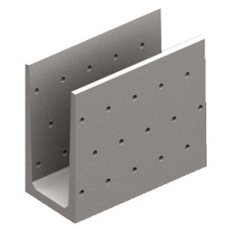 ЖБИ ЛОТОК ДРЕНАЖНЫЙ Л150 1500Х1650Х700