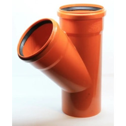 Тройник для наружной канализации ПП 110x110/45*