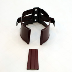 Кронштейн трубы на дерево