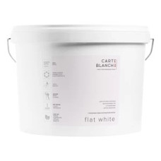 Краска для потолка Carte Blanche Flat White база А белая 9 л