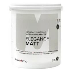 Краска моющаяся Pragmatic Elegance Matt база С бесцветная 2 л