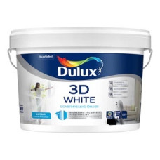 Краска интерьерная Dulux 3D White база BW белая 2,5 л