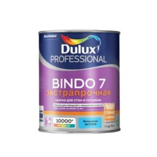 Краска моющаяся Dulux Bindo 7 экстрапрочная база BW белая 1 л