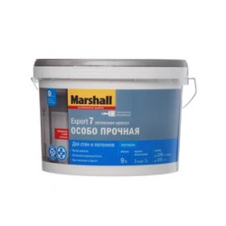 Краска моющаяся Marshall Export 7 база BС бесцветная 2,5 л Краска моющаяся Marshall Export 7 база BС бесцветная 2,5 л