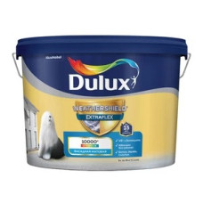 Краска фасадная Dulux Weathershield Extraflex эластичная акриловая база BC бесцветная 9 л