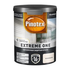 Краска фасадная по дереву Pinotex Extreme One база BW белая 0,9 л