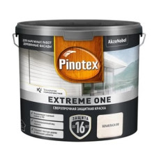 Краска фасадная по дереву Pinotex Extreme One база BW белая 2,5 л