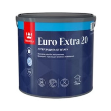 Краска моющаяся Tikkurila Euro Extra 20 база А белая 2,7 л