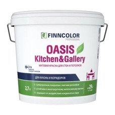 Краска для потолка Finncolor Oasis super white белая 9 л