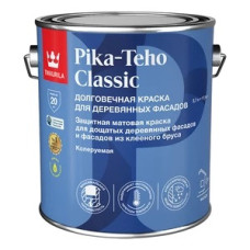 Краска фасадная по дереву Tikkurila Pika-Teho Classic водно-дисперсионная база C бесцветная 2,7 л